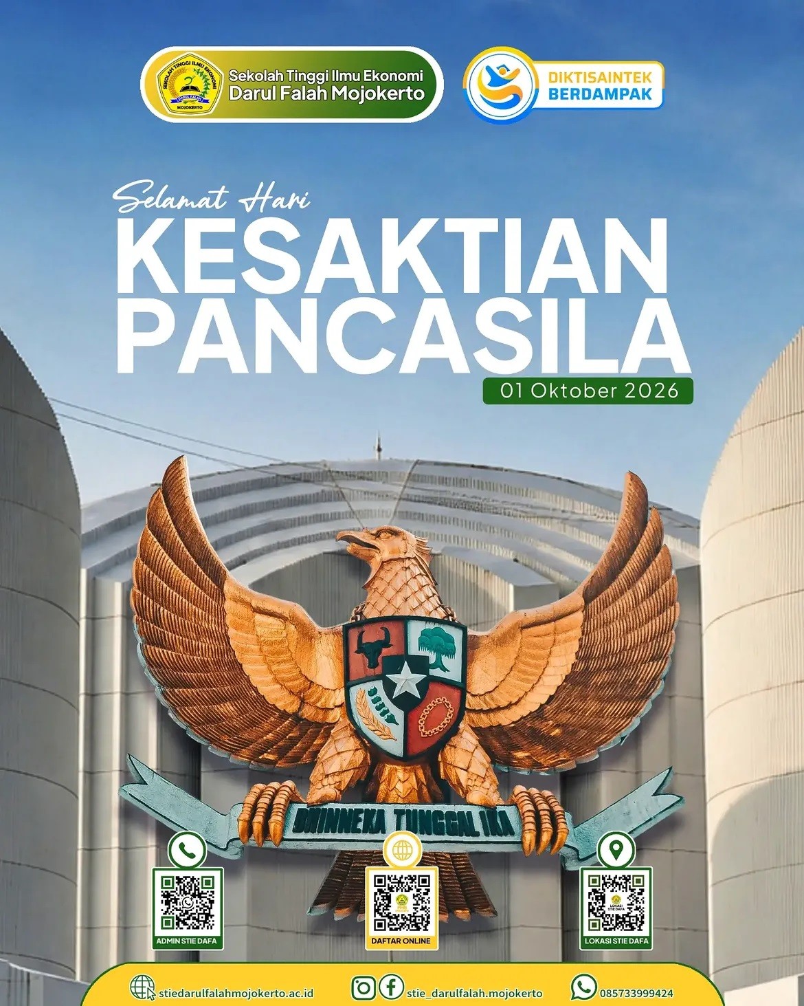 Selamat Hari Kesaktian Pancasila, 1 Oktober 2026!