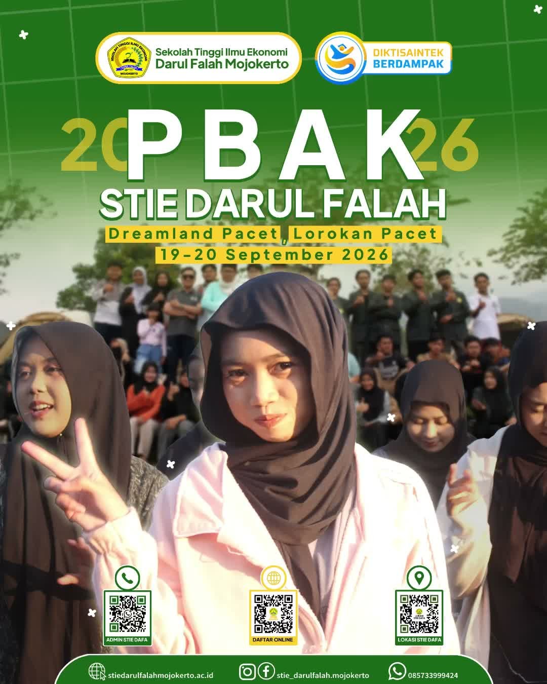 Selamat bergabung buat para MABA 2026 STIE Darul Falah Mojokerto