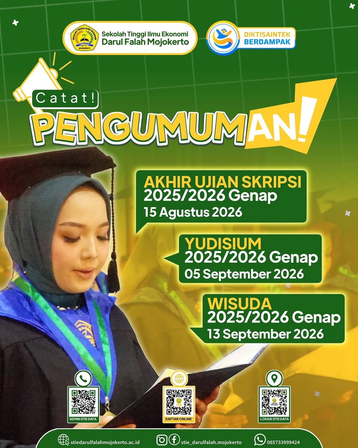 Pengumuman Jadwal WISUDA