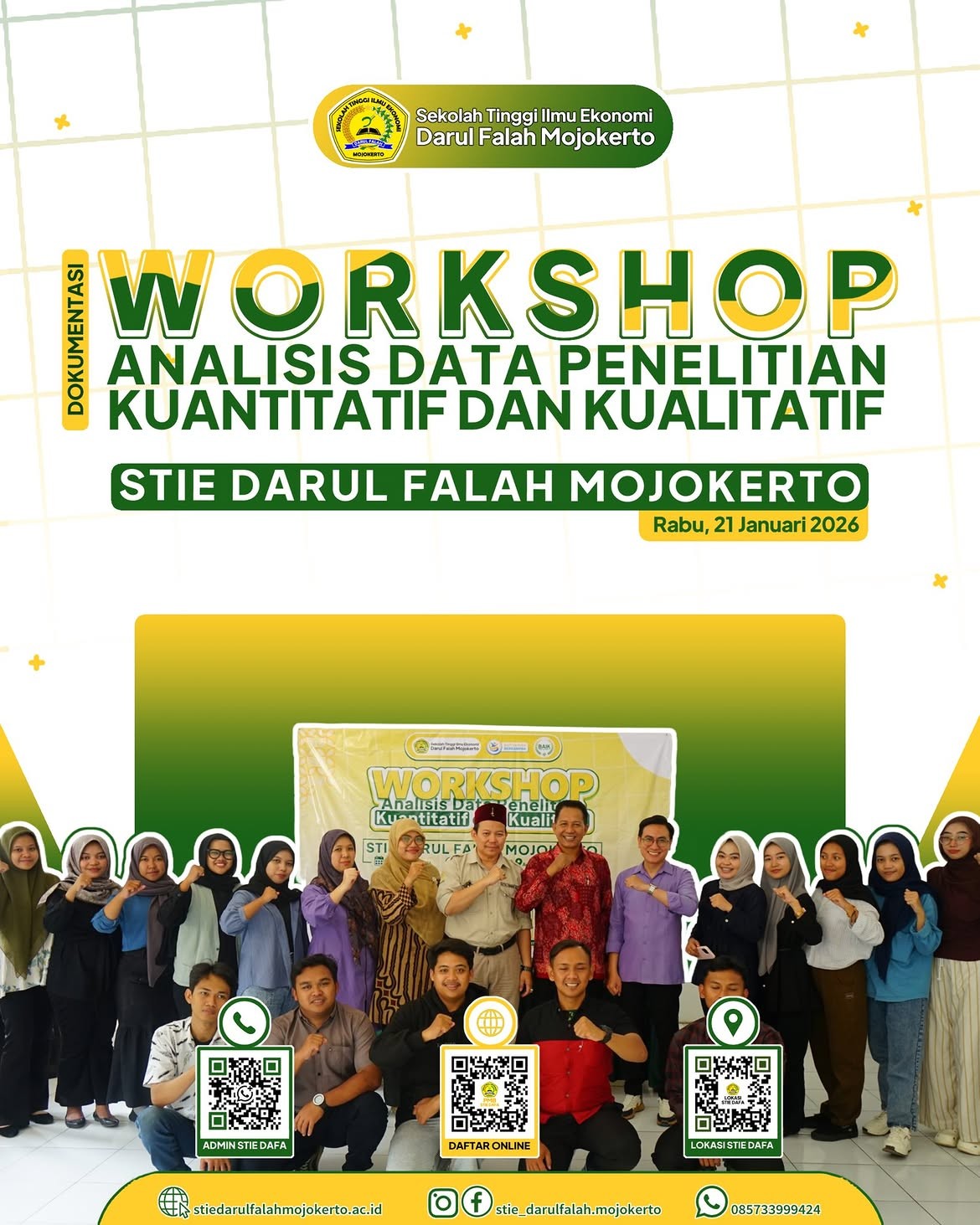 Workshop Analisis Data Penelitian Kuantitatif dan Kualitatif