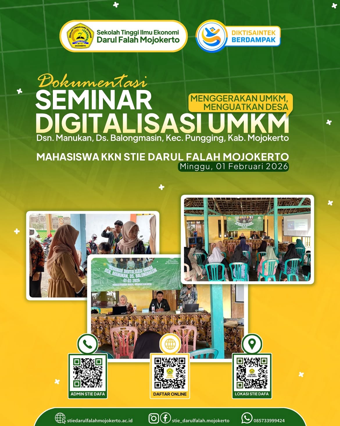 SEMINAR DIGITALISASI UMKM “Menggerakkan UMKM, Menguatkan Desa”